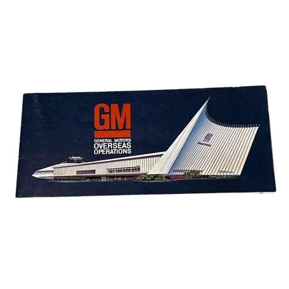 General Motors Overseas Operations Vintage Brochure‎ 1964 BBX